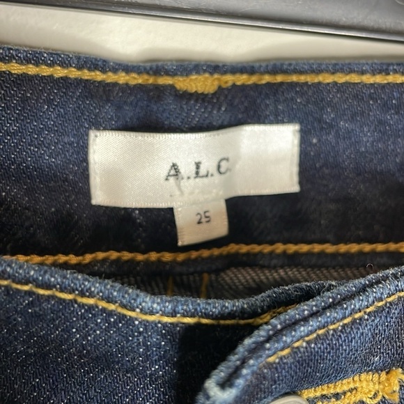 A.L.C | Women’s Dark Wash Abbott Jeans Size 25 - Picture 6 of 9
